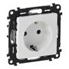 Earthing Socket - LEGRAND - Valena Life Allure - 16A - Ultra-white - Child Safety