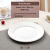 Pure White Ceramic Dinner Plates