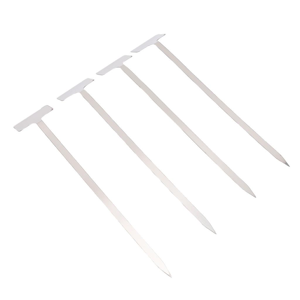 10pcs Plant Labels 304 Stainless Steel Water Proof Reusable Plant Nursery Tags with Pen for Vegetables Flower