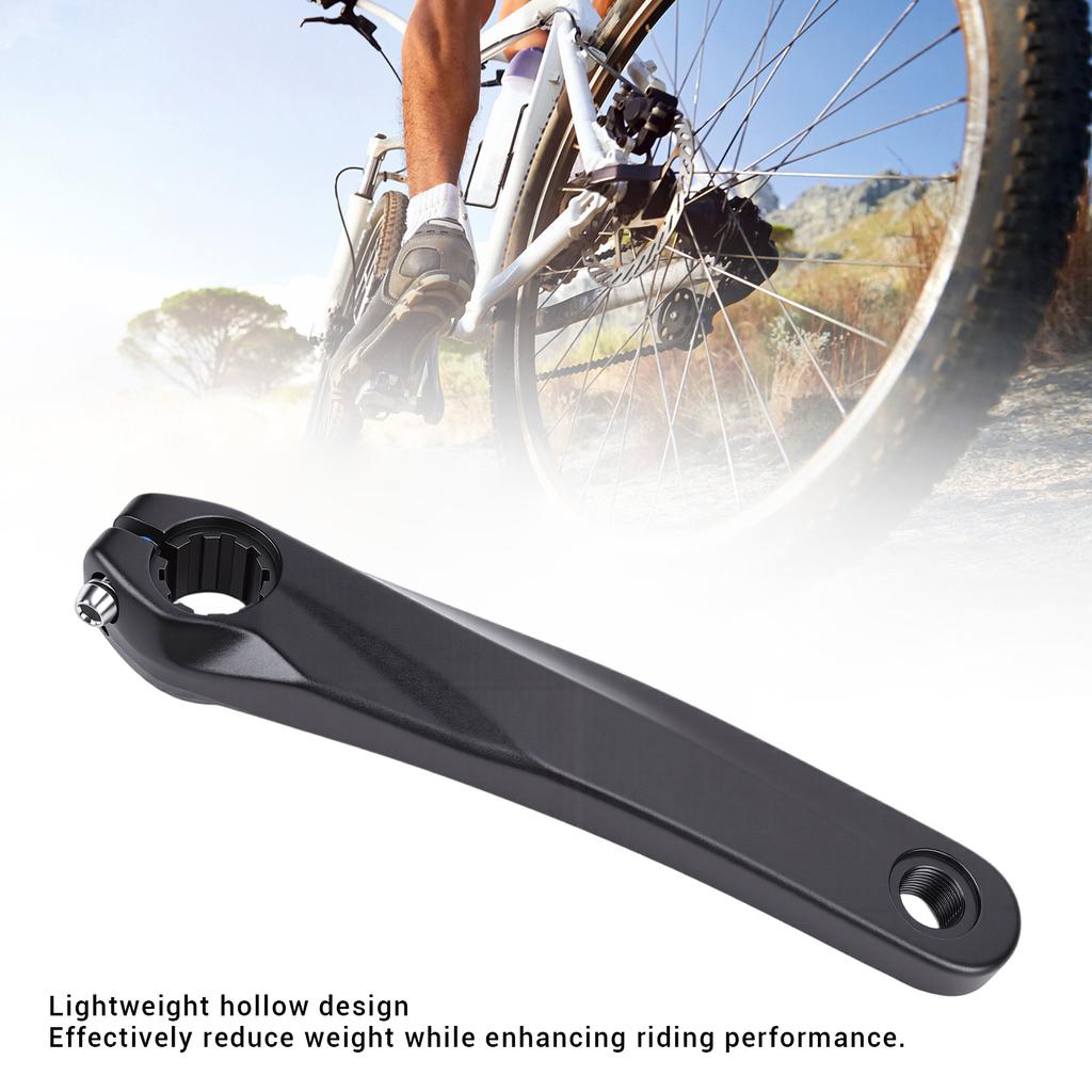 Lewe ramię korby rowerowej Pasuje do korby Prowheel 170mm Puste Zintegrowane Ramię Korby Naprawa 10 Zębów