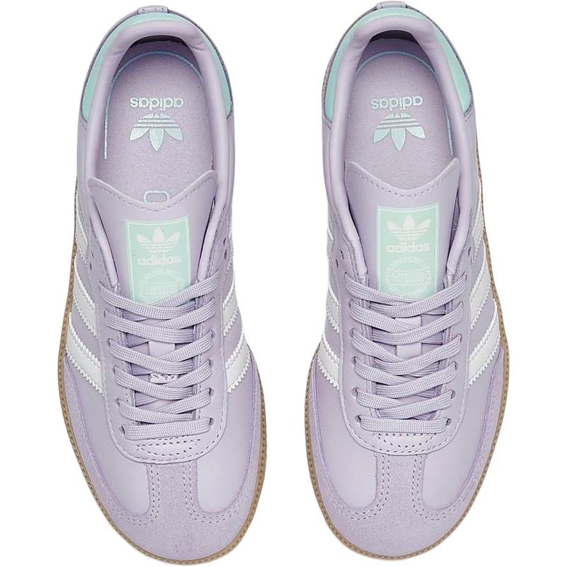 Adidas Samba OG C Silver Dawn Aqua Kids Sneakers Purple Crystal-White Semi-Flash-Aqua IE8847