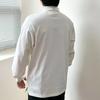 Nike Letter Logo Long Sleeve Polo Shirt Men tops White DX6754-133