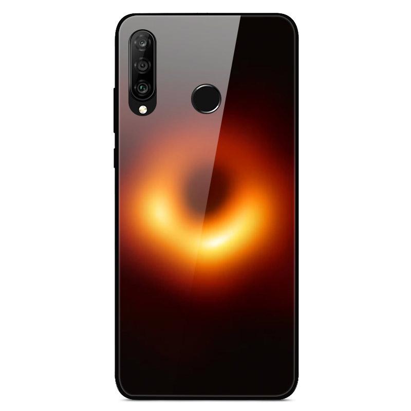6.15"For Huawei Honor 20S Case Tempered Glass Print Back Cover Hard Case For Huawei Honor 20S MAR-LX1H Phone Case Honor20S 20 S