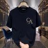 Trendy Brand Short-Sleeved Pure Cotton Men'S Printed T-Shirt Trendy Men'S And Women'S Versatile Round Neck T-Shirt Men'S