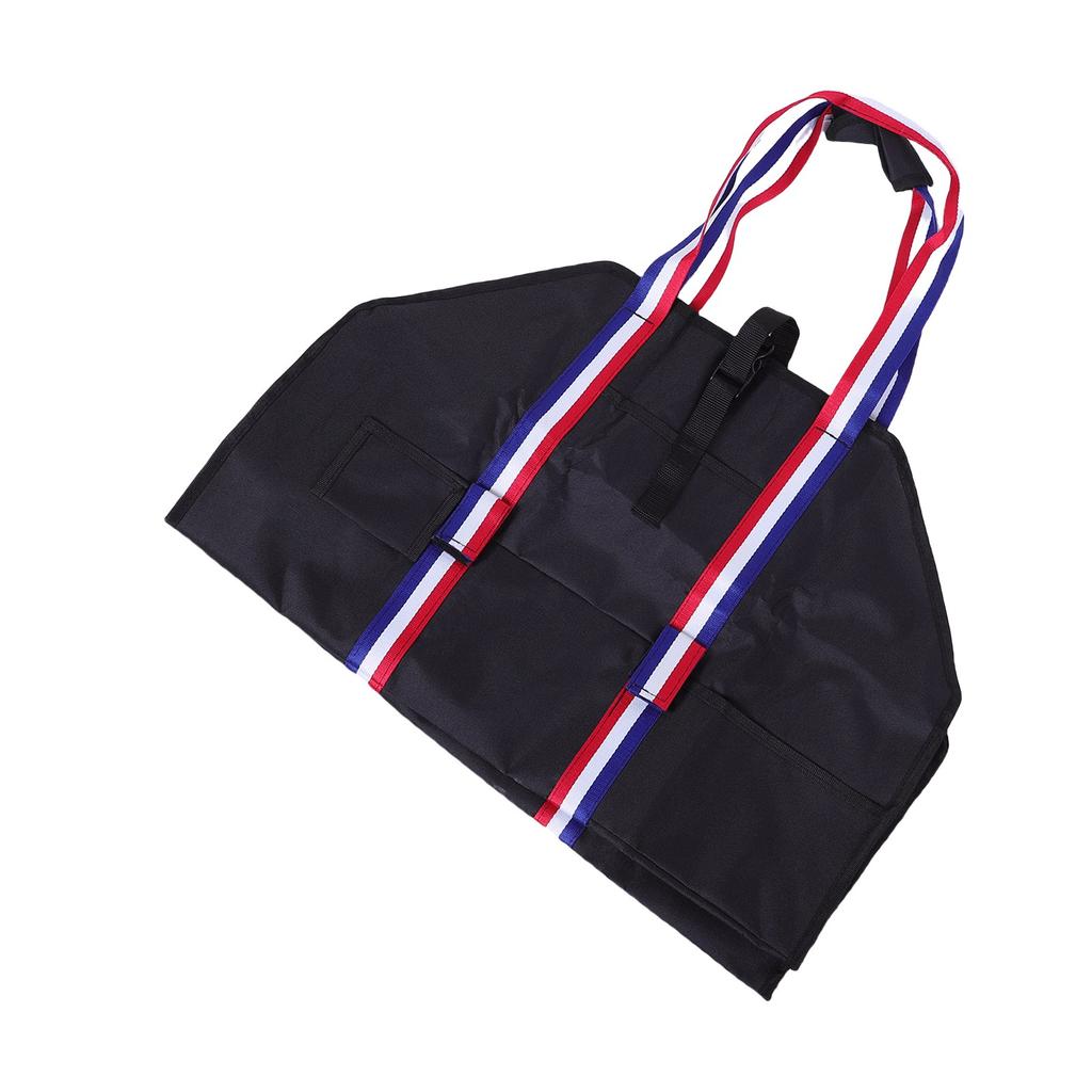 Brennholztrage Tasche Große Holztrage Haltertasche mit Griffen Axt Tragedesign für Drinnen Draußen Camping 600D