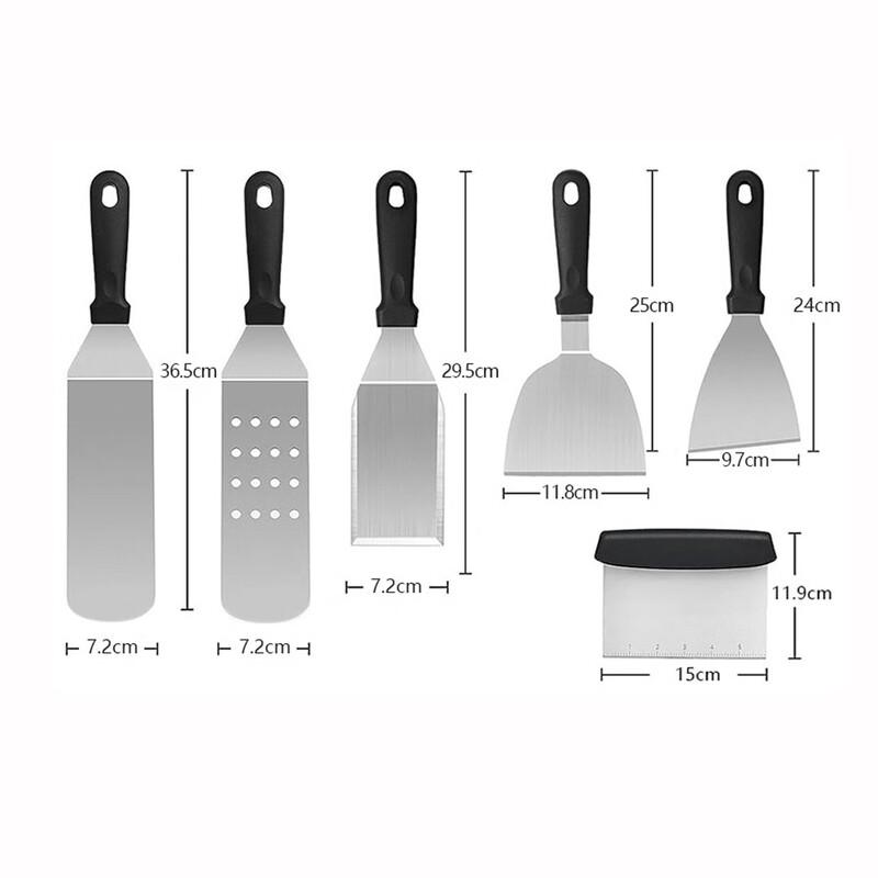Zhi Shi 14-Piece Stainless Steel BBQ Tool Set