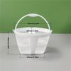 Set Of 4 Nylon Coffee Filters Permanent And Reusable Coffee Filter Strainer Tool For Home And Commercial Use