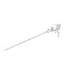 Elegant Star Hair Stick with Moonstone Filigree Buyao for Women Girl Buyao for Traditional Headpieces Hair Jewelry