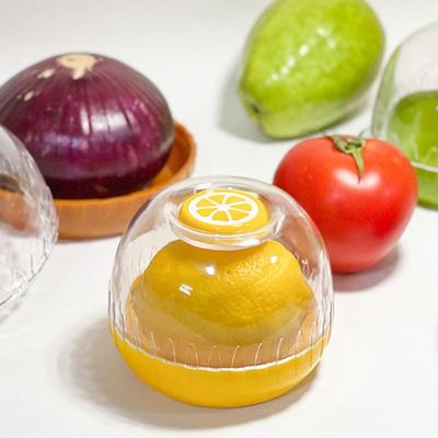 1ks Kreativní kuchyňská lednice Nádoby na zeleninu a ovoce s křupavým víkem Cibule Avokádo Rajčata Citron Krabička na skladování čerstvosti