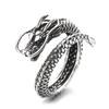 New 925 Silver Ring Vintage Dragon High Quality For Women Men Wedding Fine Jewelry Accessories Party Gift