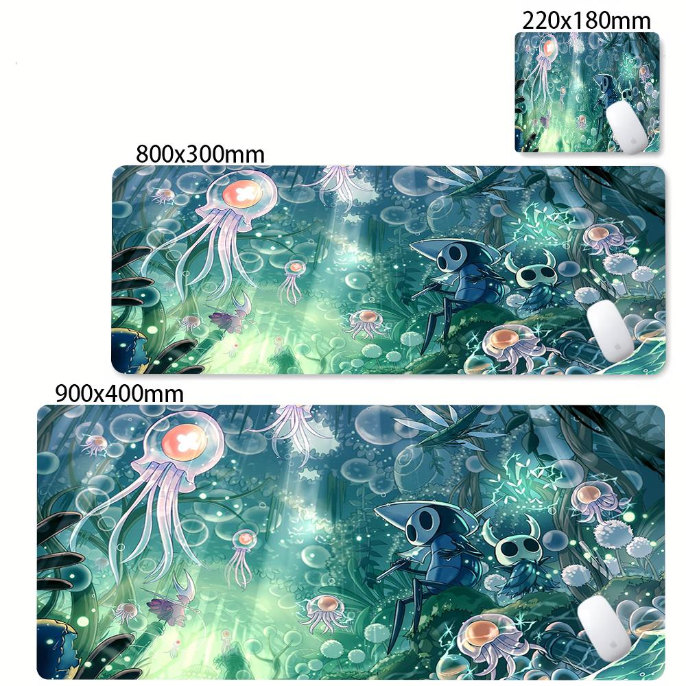 Large Pc Rubber Mousepad Gaming Stitch Edge Thicken Mouse Mat Xxl Anime Hollow Knight Rubber Nonslip Keyboard Laptop Mausepads