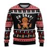 Süßer Lebkuchenmann Hässlicher Weihnachts-Pullover Frohe Weihnachten Herren-Pullover Weihnachts-Feiertag Kinder Rundhals-Trainingsanzug Schneemann Unisex Pullover