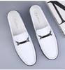 Men's Soft Cowhide Leather Casual Shoes, Size 36-45, Slip-On Style