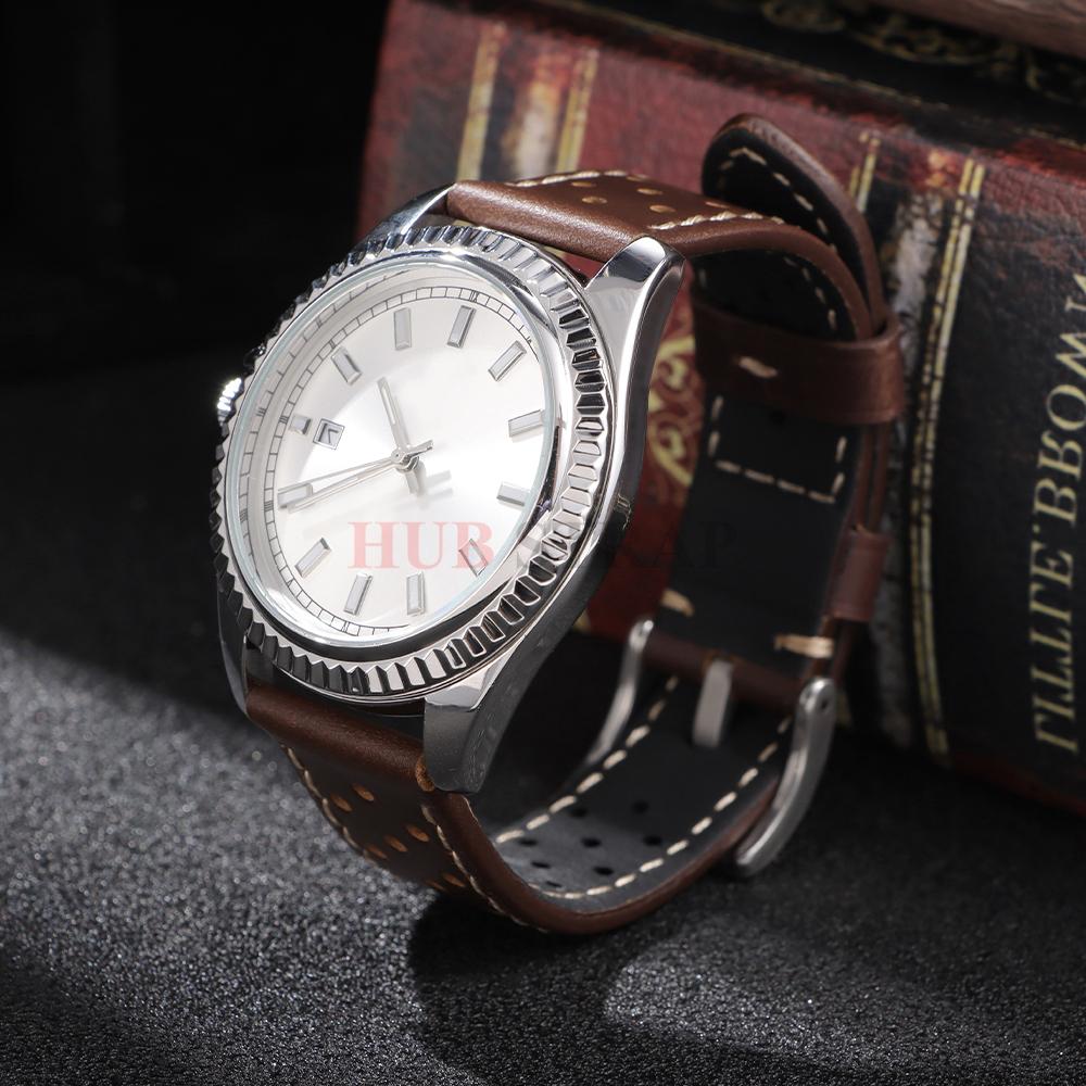 18mm 20mm 22mm 24mm Vintage Handmade Watchband Racing Cowhide Strap for Men Gray Black Brown Blue Breathable Porous Watchbands