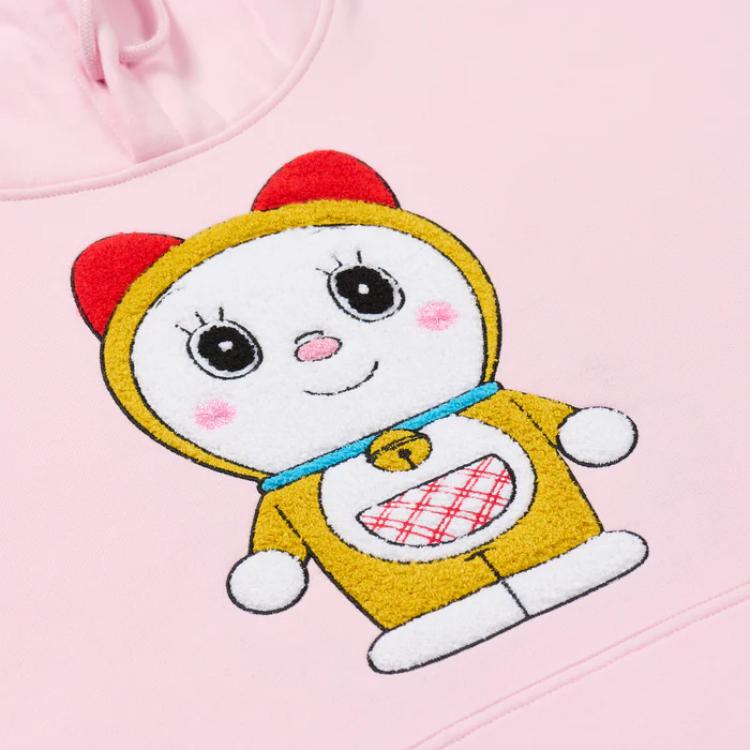 Palace X Doraemon Hood Pink Unisex Tops P29CS034