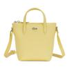LACOSTE PVC Shoulder Bag, Crossbody Bag, Handbag Small Women's Light Yellow NF2609PO-E26