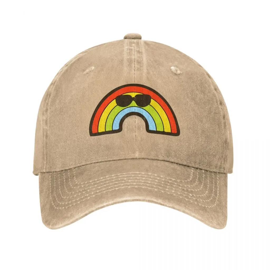 Cool Rainbow Pattern Baseball Cap party Hat luxury Women cap Hat Unisex For The Sun hiking hat Womens Unisexs