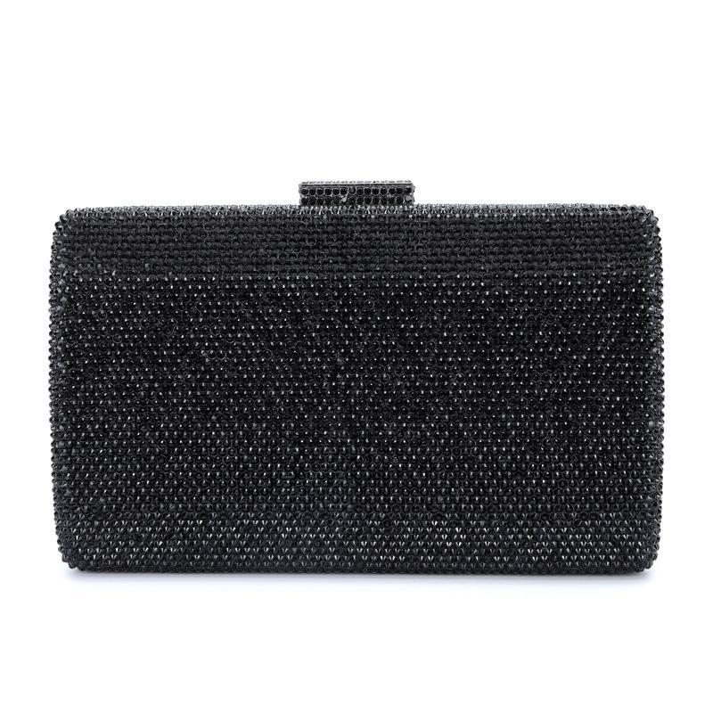 

Diamond Evening Bag Wedding Clutch Bridal Ladies Metal Handbag Women Rhinestones Handbags Phone Minaudiere Wedding Party Clutch 20cmX11cmX4cm