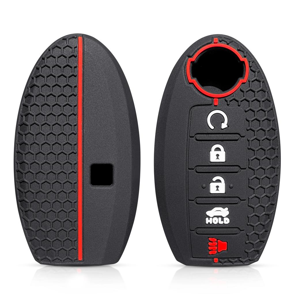 Silicone Key Case For Nissan Tiida Qashqai J11 J10 Micra Kicks Altima X-Trail Fuga Navara Leaf Note Sentra Murano Car Key Cover