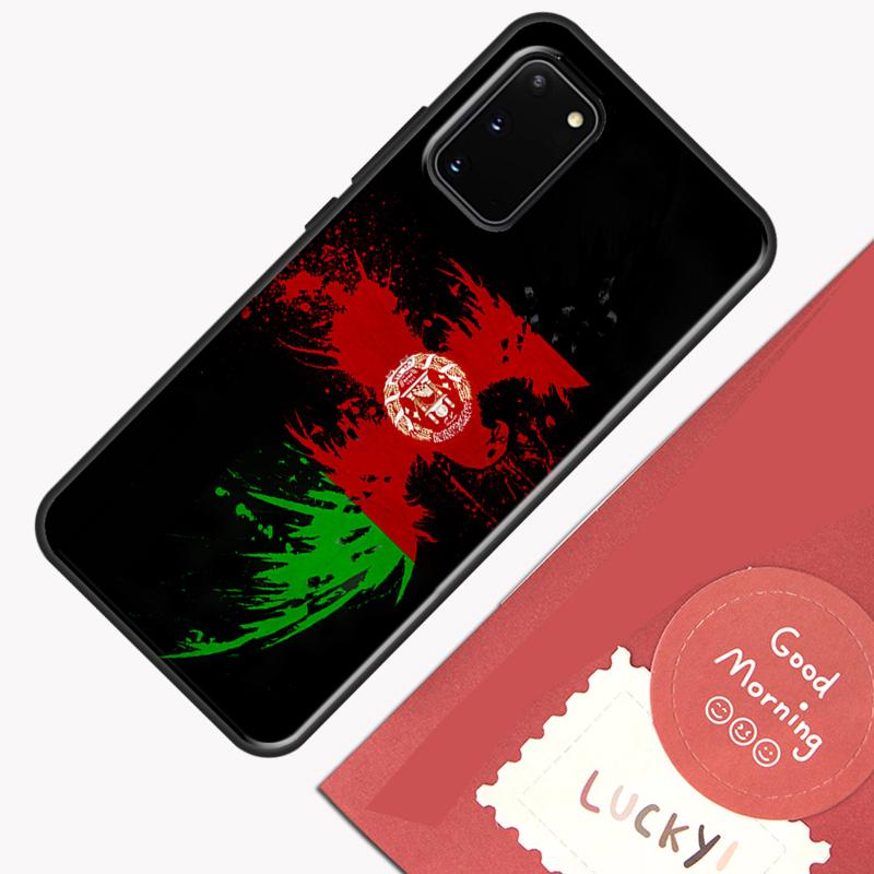Flag of Afghanistan Phone Case For Samsung Galaxy S24 S26 Ultra S20 S21 S22 S23 S25 Plus S10 S25 FE Cover Shell