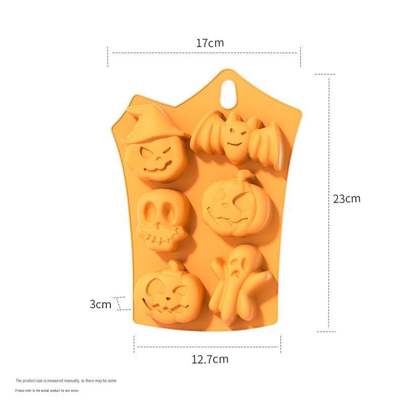 Halloween Pumpkin Cake Mold - High-Temp Resistant, DIY Silicone Baking Pan