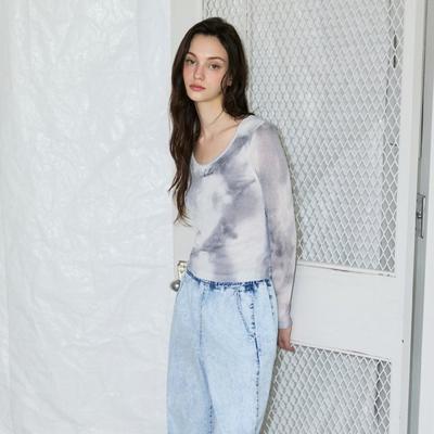 Capsule Line Sheer PrinT T shirT  Es2cl560 