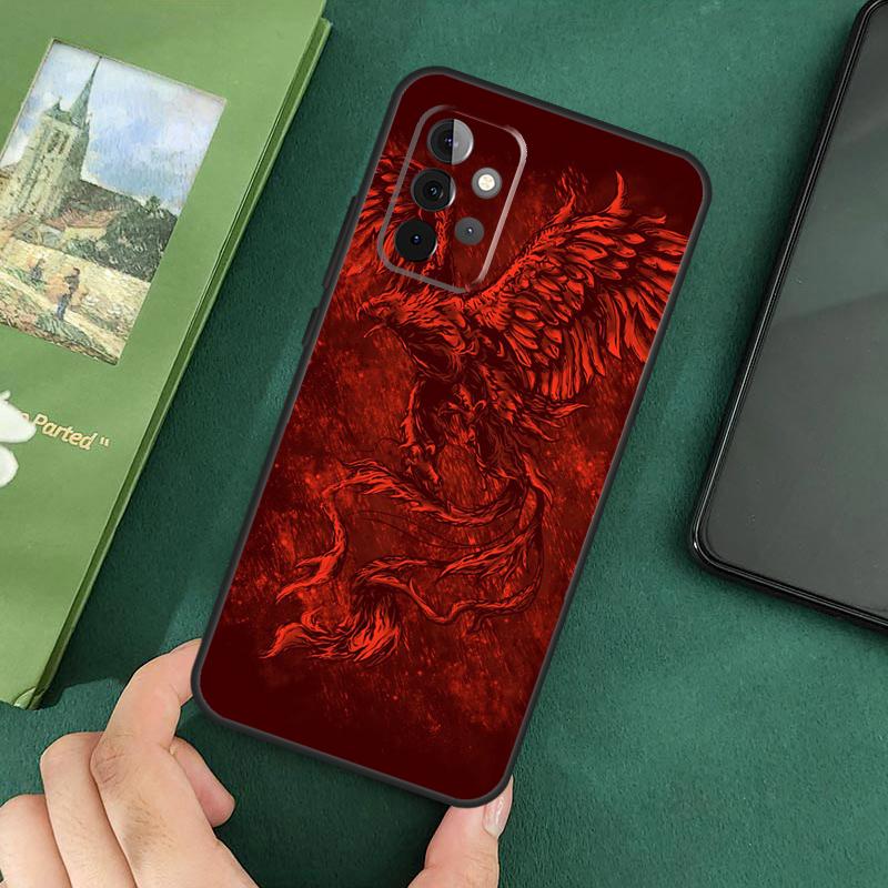 Phoenix Bird Case For Samsung Galaxy A54 A12 A22 A32 A52 A72 A52S A14 A70 A51 A71 A33 A53 A73 Cover