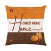Autumn New Thanksgiving Sofa Bedside Pillow Cover Pumpkin Letter Printed Linen Pillow Pillow Back