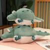 Stuffed Animal Doll Fat Body Cartoon Doll Plushie Appease Sleeping Pillow Sofa Ornament Cute Pufferfish Crocodile Plush Pillow Toy Christmas Gift