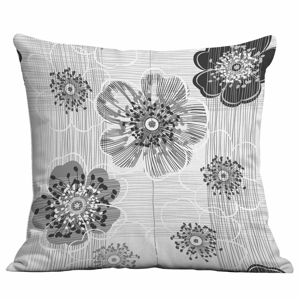 Simple Plant and Flower Pillowcase Home Cushion Pillowcase Decoration