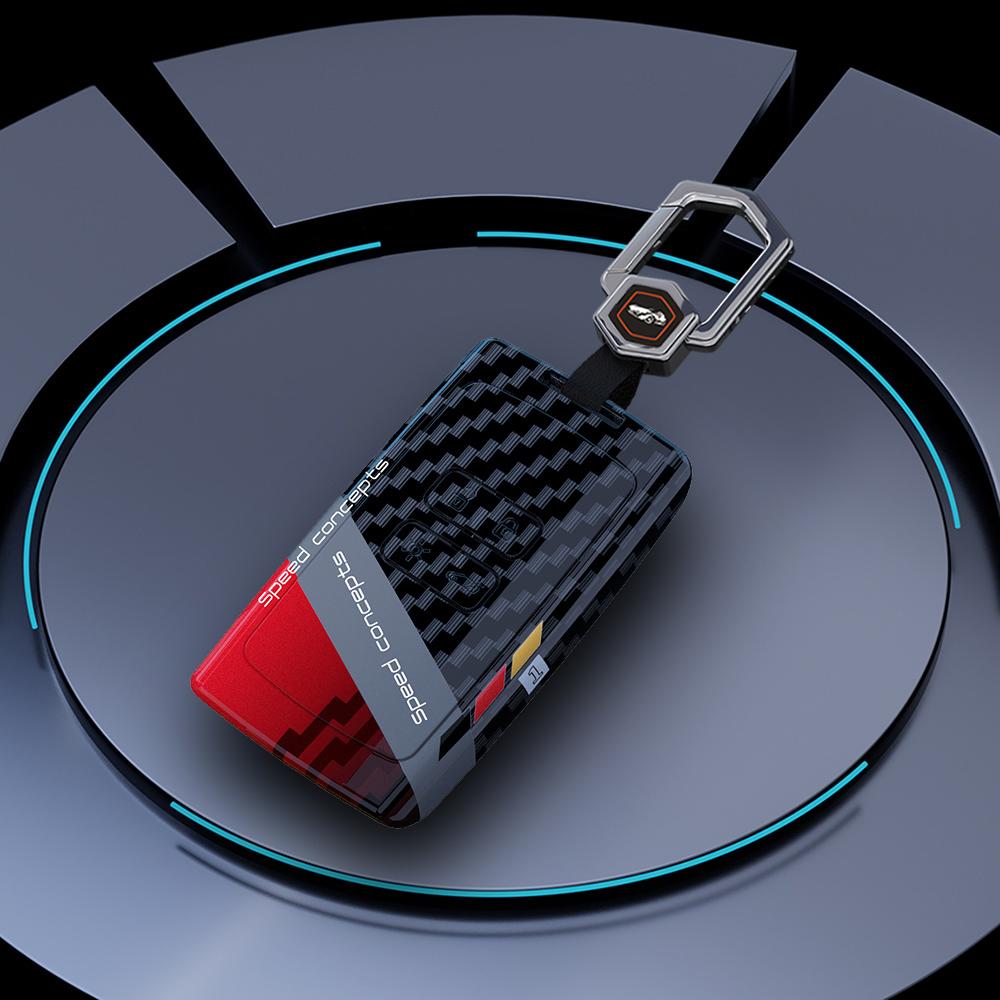 Carbon Abs Key Case Cover For Renault Austral Kadjar Clio Megane Captur Arkana Koleos Zoe Scenic Dacia Sandain Accessories