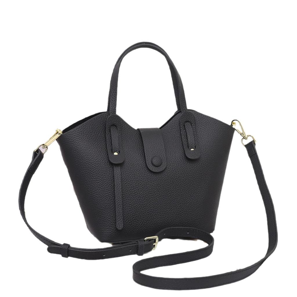 Skórzana Torba Damska na Ramię Duża Pojemność Listonoszka Torba Mamusi Modna Prosta Koszyk Warzywny Torba Muszla