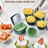 Silicone Cupcake Baking Mold 24Pcs Set Bakeware Baking Silicone Mold For Baking Tool