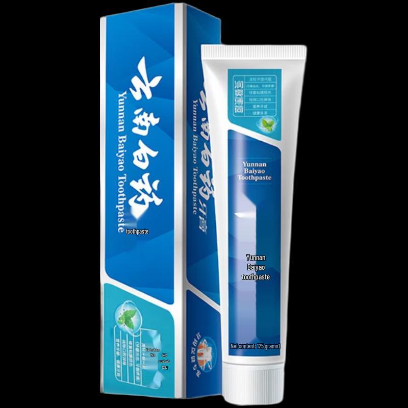 Yunnan Baiyao Refreshing Mint Toothpaste (3-Pack)