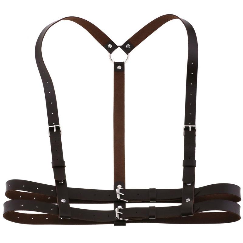 Decopunk New Leather Harness Garters Sexy Lady Body Bondage Lingerie Cage Sculpting Harness Goth Harajuku Suspenders Sword Belt