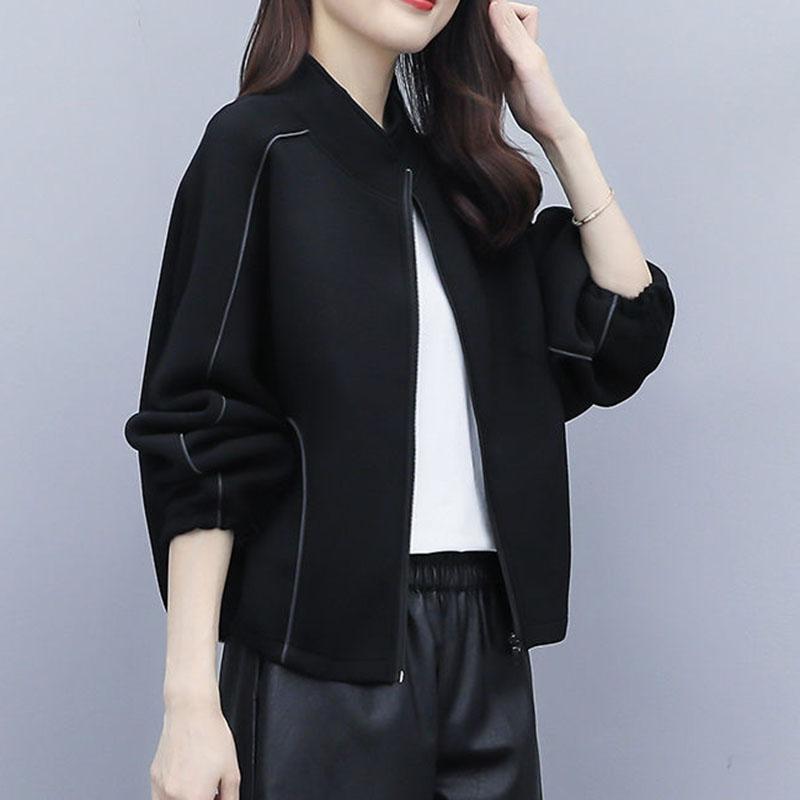 thin black jacket womens