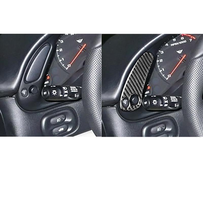 Carbon Fiber Car Accessories Speedometer Side Panel Modified Interior Trim Cover Sticker For Chevrolet Corvette C5 1998-2004