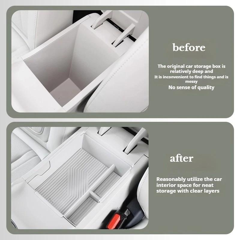 Armrest Box Storage Box For Geely EX2 Geome Xingyuan 2025 Car Central Armrest Storage Box Content Center Console