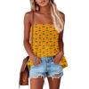 Tube Tops For Women,Cute Sexy Off Shoulder  Print Sleeveless T-Shirt