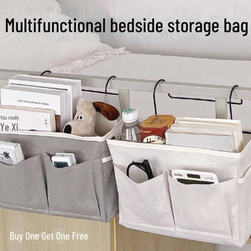 College Dorm Bedside Hanging Storage Organizer