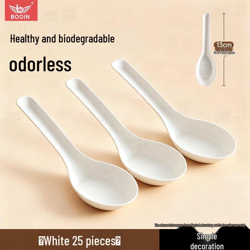 ZISIZ Biodegradable Disposable Spoon
