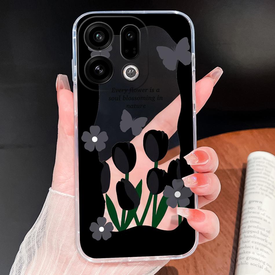 For Oppo Find X9 Pro Phone Case Unique Style Soft TPU Transparent Silicone Lightweight Cover For Oppo Find X 9 Protective Shell