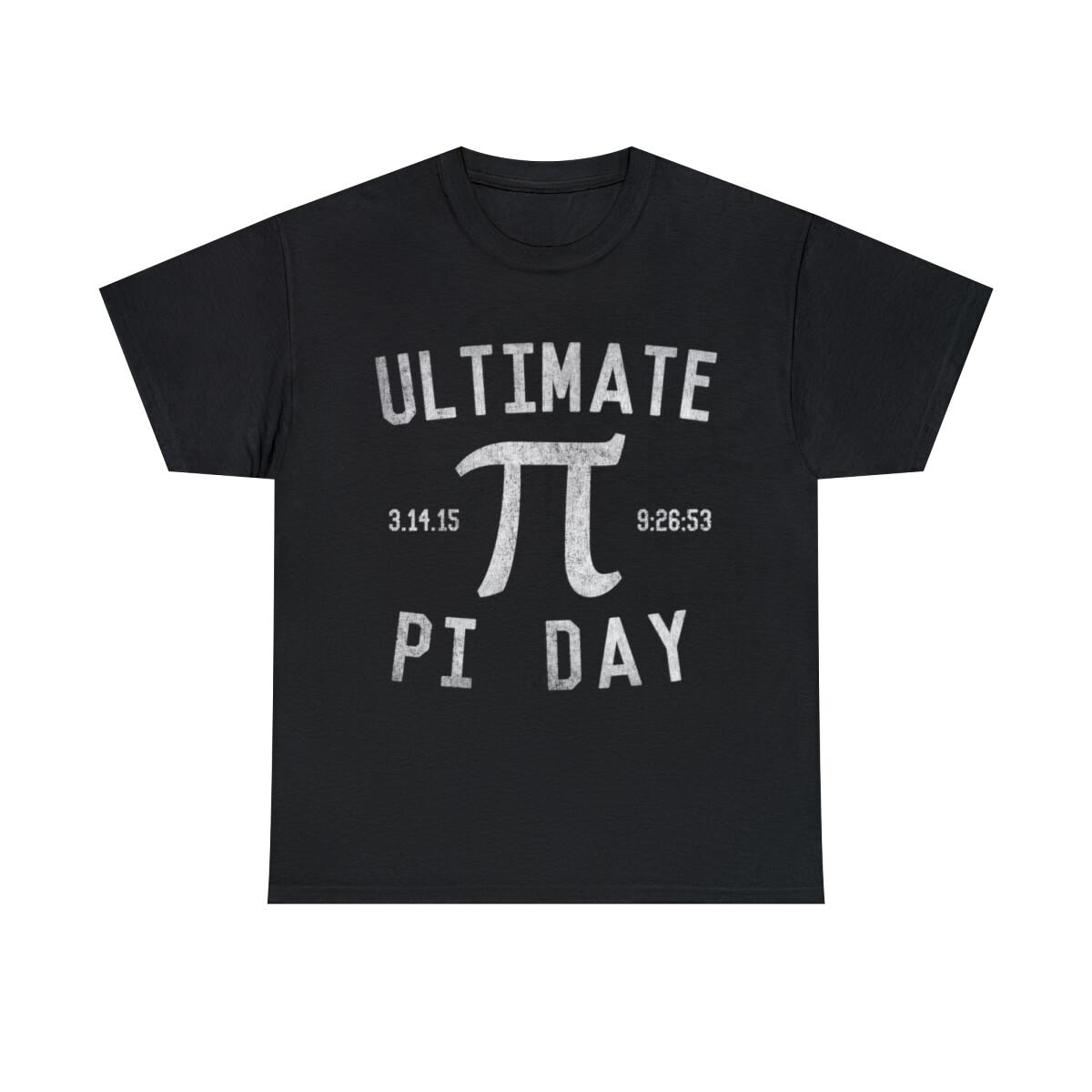 Ultimate Pi Day Retro Graphic Tee Shirt, S-5XL S