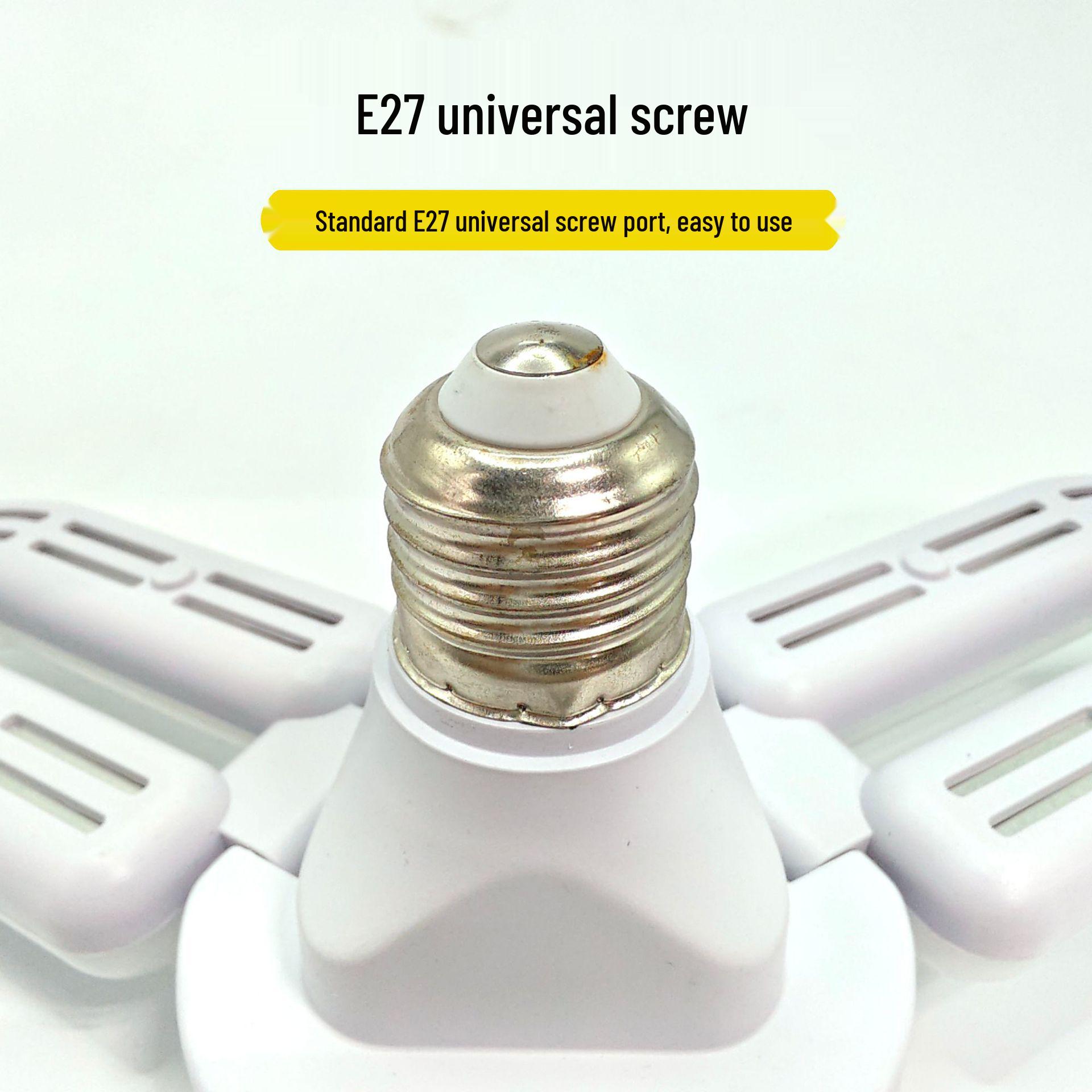 

Светодиодная лампа 3U со складными лепестками, цоколь E27 - Идеально подходит для потолков спальни, гостиной и детской комнаты 30W Narrow Voltage Short 3U [170-256V]