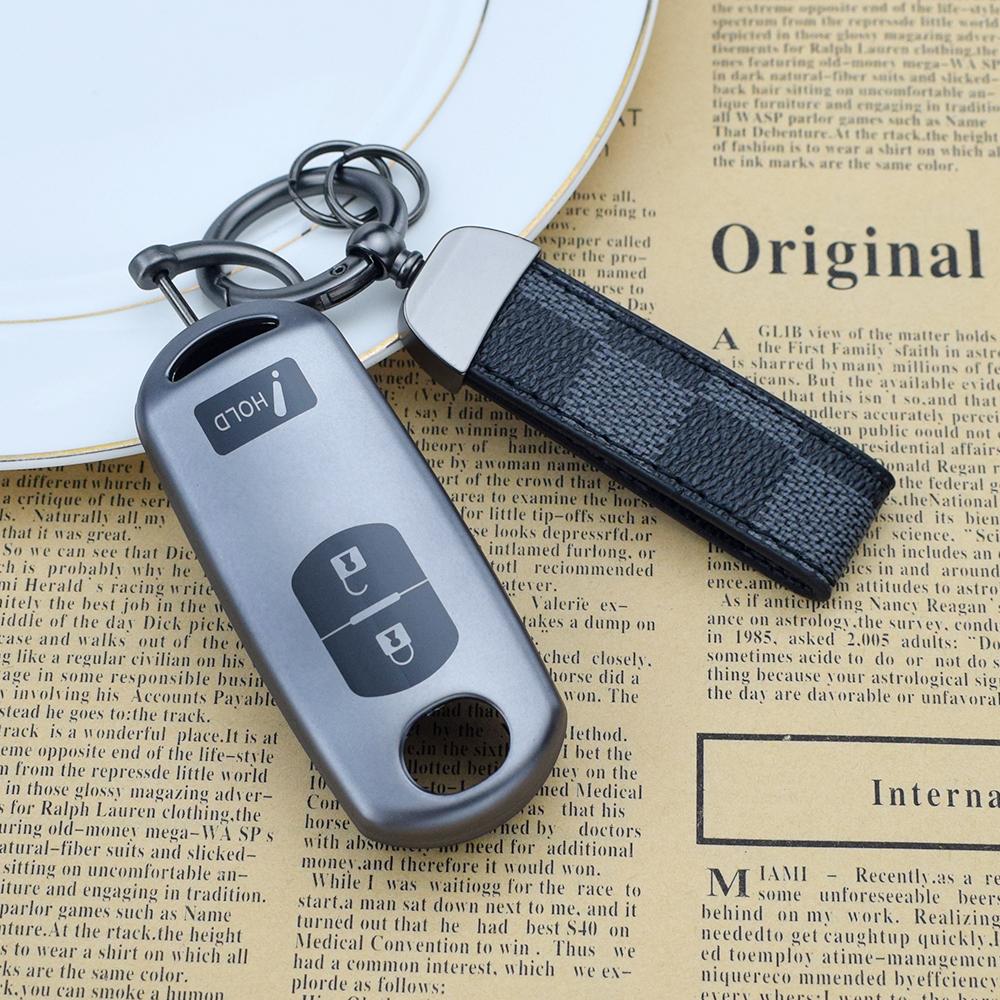 2/3/4 Buttons Tpu Car Key Cover For Mazda Cx-5 Cx-30 3 Axela 6 Atenza Cx-3 Cx-7 Cx-9 2 Demio - Car Key Case Key Chain