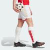 Adidas Arsenal 23/24 Home Shorts With Side Stripe And Elastic Waist Men Bottoms White HR6924