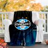 Grêmio logo printed blanket—lightweight,soft,warm;versatile blanket all seasons—perfect as &air-conditioning throw,nap blanket