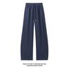 Men American Retro Lazy Style Loose Wide Leg Straight Casual Sweatpants