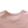 Summer Born Baby Girls Ruffles Romper Short Sleeve Jumpsuit Ribbed Knitted Romper Infant Summer Clothes High Quality Outfits