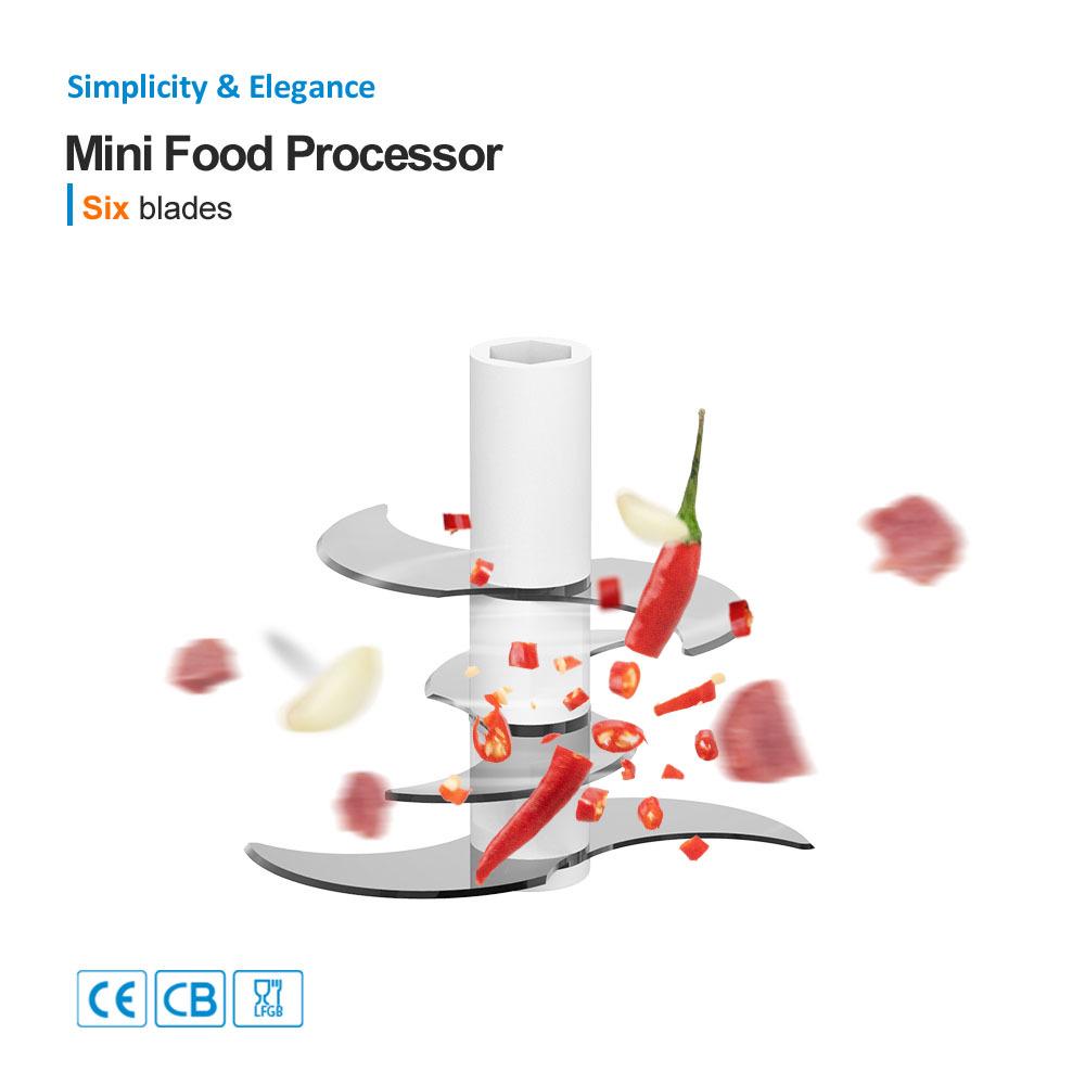 Automatic Electric Garlic Masher & Meat Grinder White